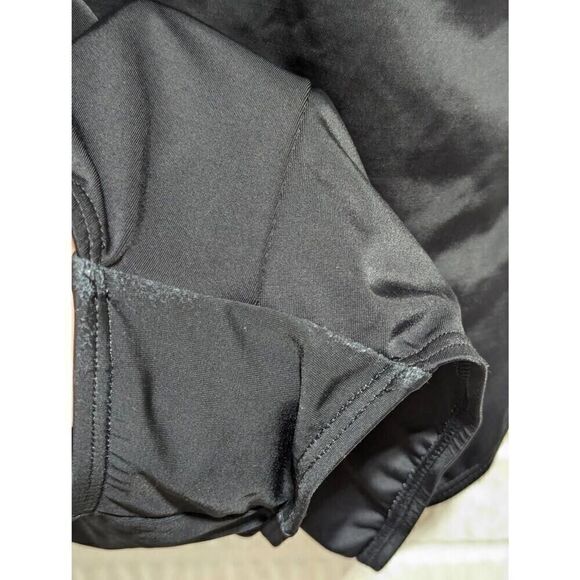 Aquabelle Women's Multi-Color One Piece Floral Top Solid Bottom Swim Suit Size 2 - Picture 6 of 6